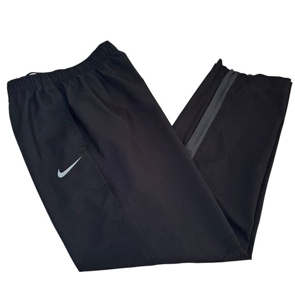Nike Dri-Fit Lined Windbreaker Track Pants Men's XL Black Athleticwear Training - Picture 3 of 5